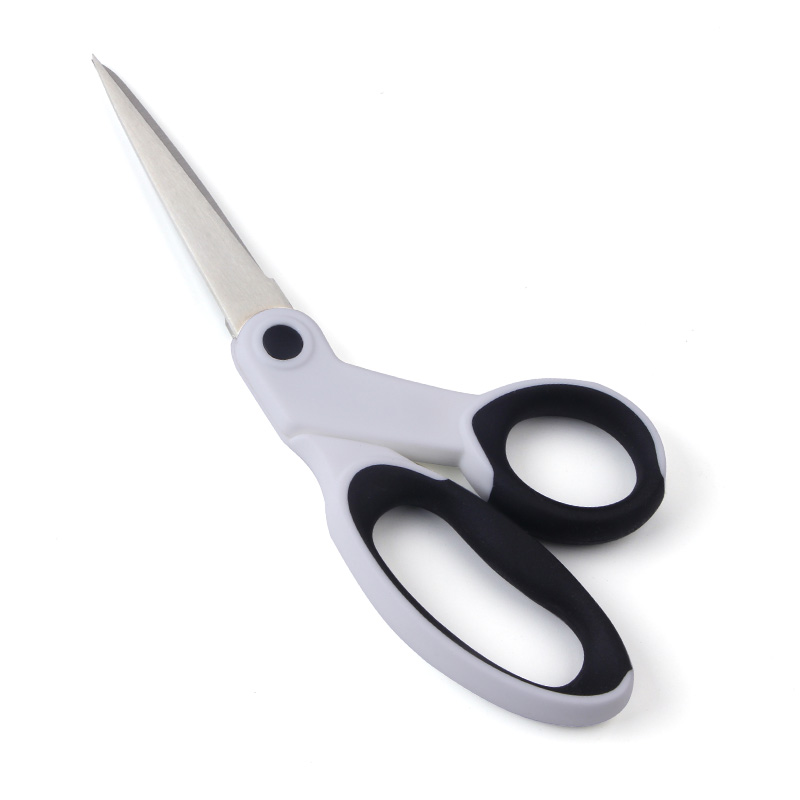 8" Titanium Non-Stick Scissors Professional Stainless Steel Scissor with Comfort Soft Grip Straight Office Craft Scissor