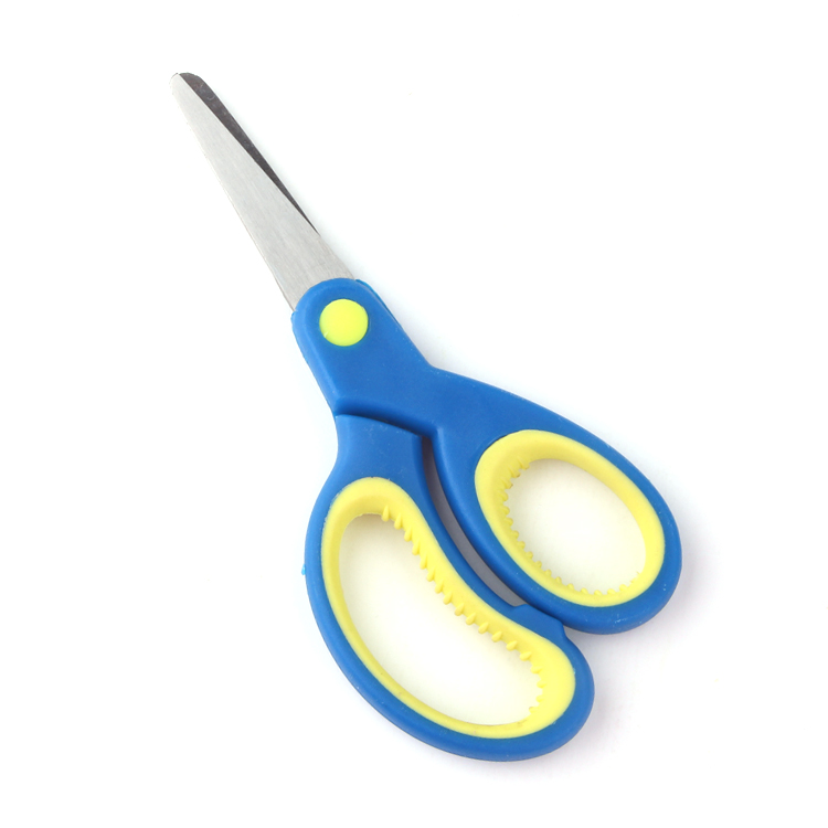Blunt tip Children scissors safety for craft with soft grip kids scissors