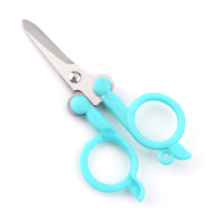 Portable Mini Travel Trip Scissors,Safety Foldable Small Scissors