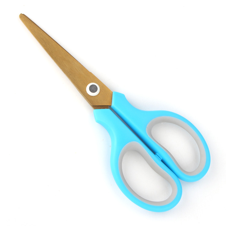 Stainless Steel Anti-Stick Students DIY Scissors Shear Protect Shell Utility office Scissors 3D Scissors