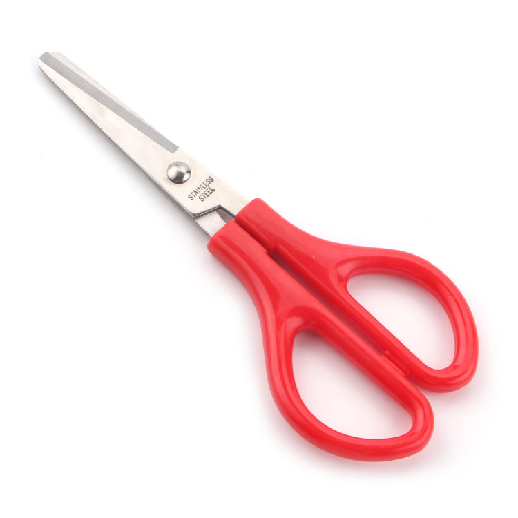 Red Stationery Scissors Small Scissors for Student Craft Class