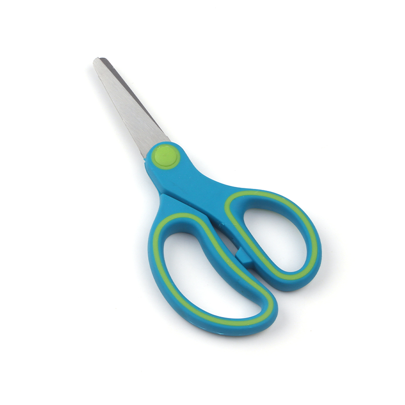 双色橡胶手柄家用剪刀 5寸
