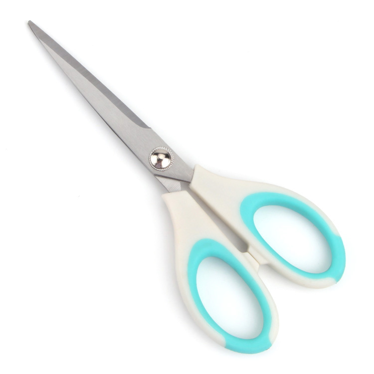 Paper Scissors 6.5" Plastic TPR Handle Office Scissors