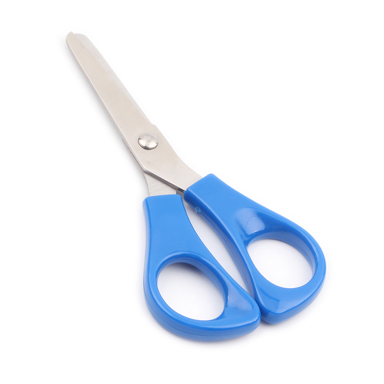 5.5" Office Stationery Small Scissors Blue ABS handle Student Scissors