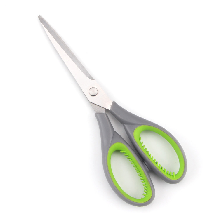 Office household scissors stainless steel tailors rubber and plastic stationery and tool scissors