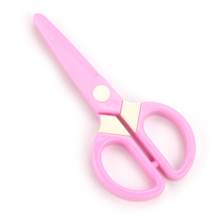 Plastic Child-Safe Scissor Set, Toddlers Training Scissors, Pre-School Training Scissors and Children Art Supplies