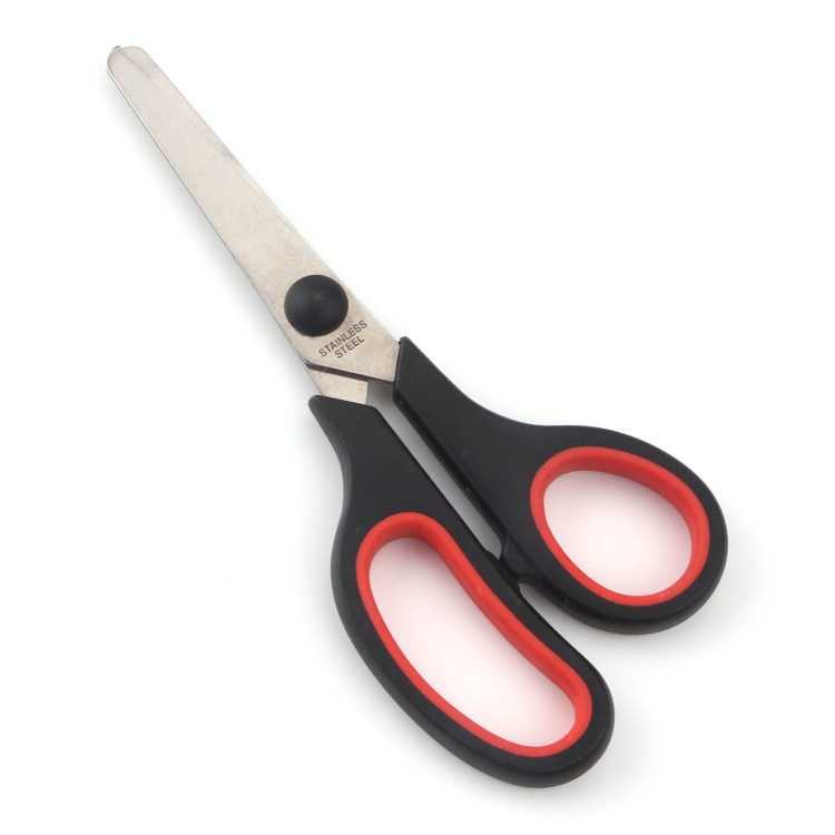 Student stationery scissors multifunctional paper-cut knife children's safety manual scissor