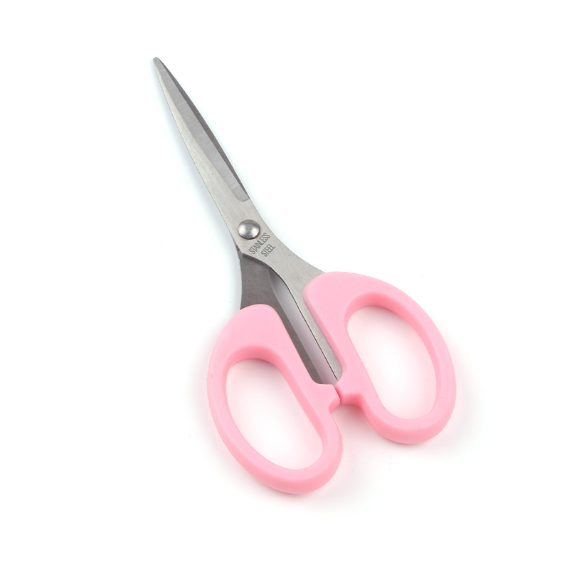 Durable Stainless Home Office Stationery Paper Scissors With Plastic Handle