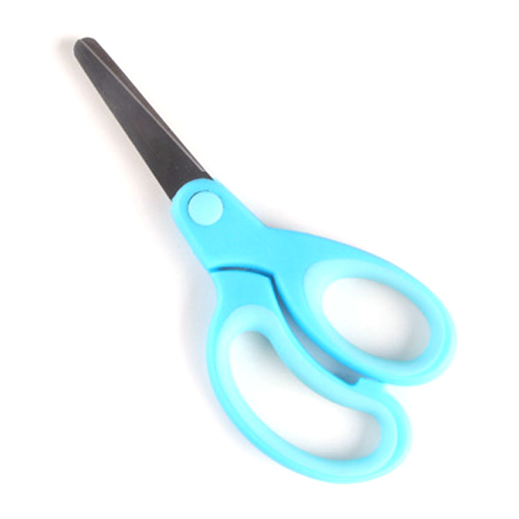 双色舒适手柄儿童手工5寸剪刀
