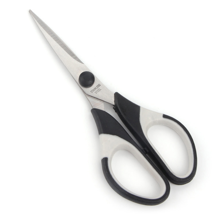 Multicolor household office DIY Office Scissors plastic Soft Handmade Paper Cutter Student Scissors