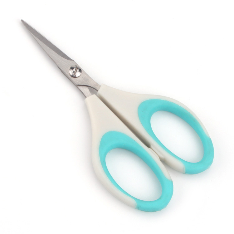 4.5" Student Scissors Office Paper Scissors Stainless Steel Blade with Plastic Handles