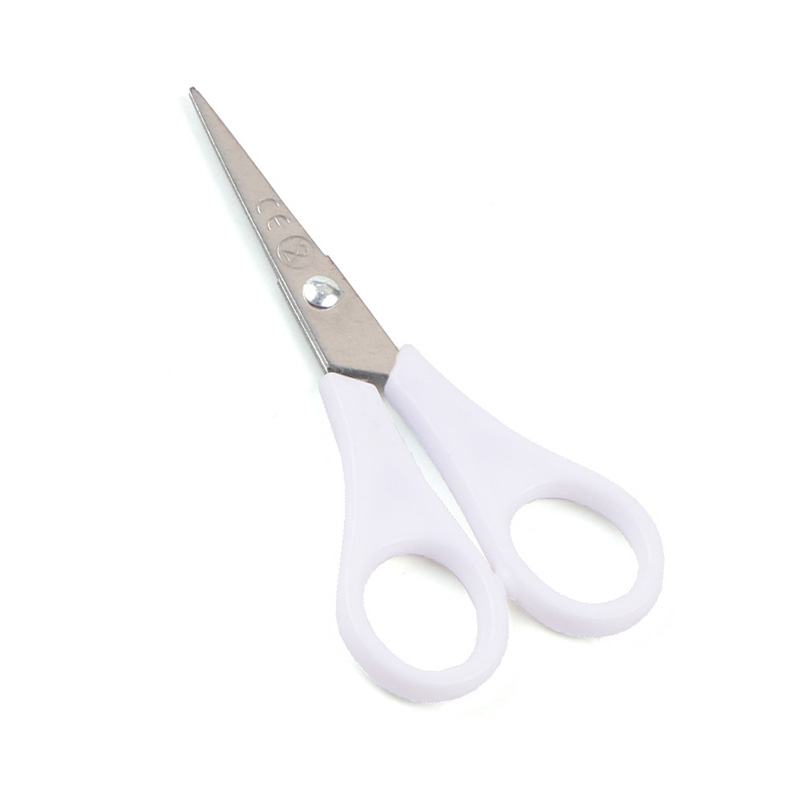 Student Office Stationery Stainless Steel pointy design Scissors with PP Handle
