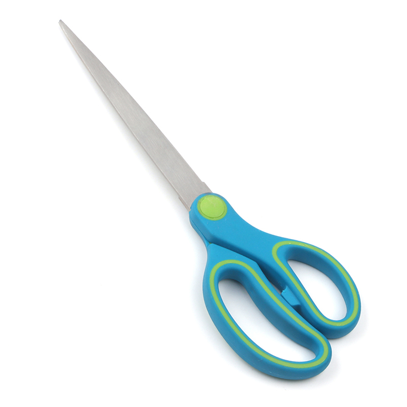 双色橡胶手柄家用剪刀 9寸