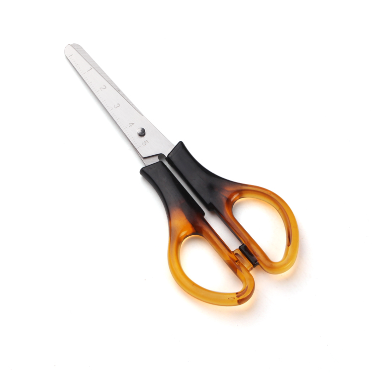 Amber handle household stationery children and student scissors