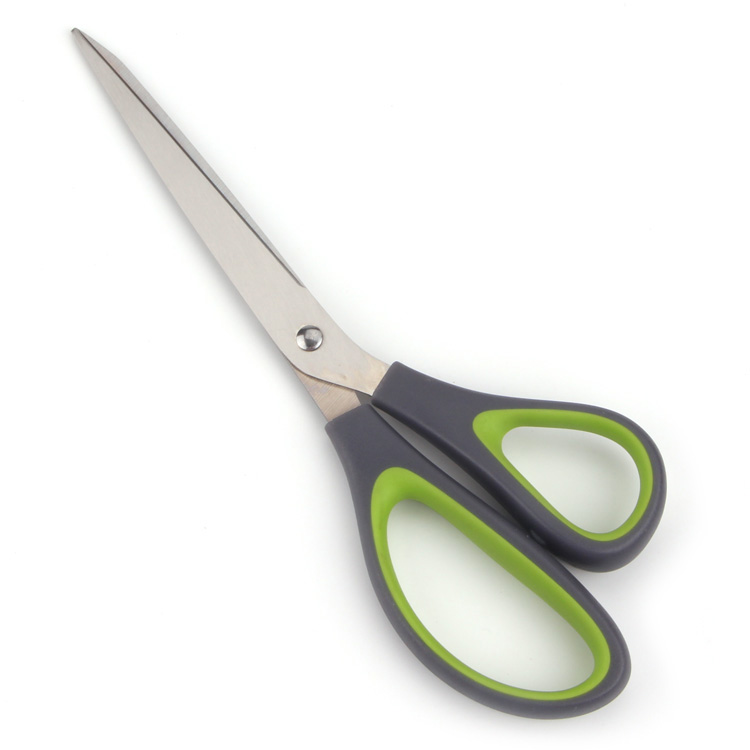 Multipurpose stationery office 7.5Inch household scissors with soft handles for office with stainless steel student scissors