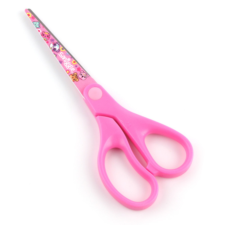 High Quality Stainless Steel Fancy Blade Floral Printed Design Scissors