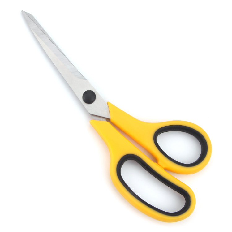 Stainless Steel Office Scissors with Comfort Grip Handle