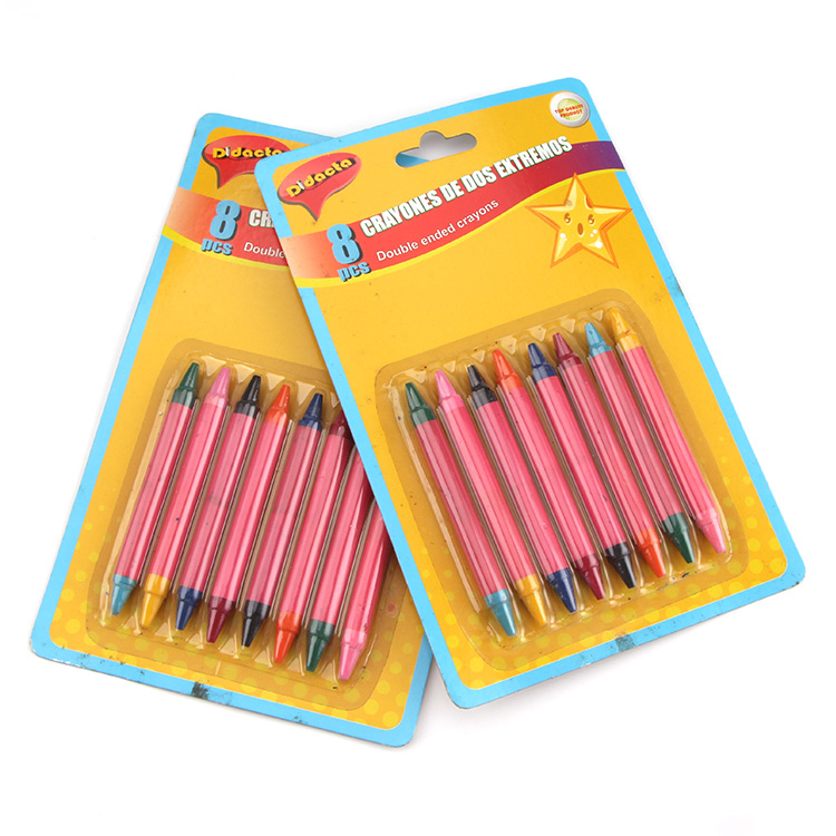 8色蜡笔套装 儿童涂鸦绘画笔美术油画棒节日小礼品