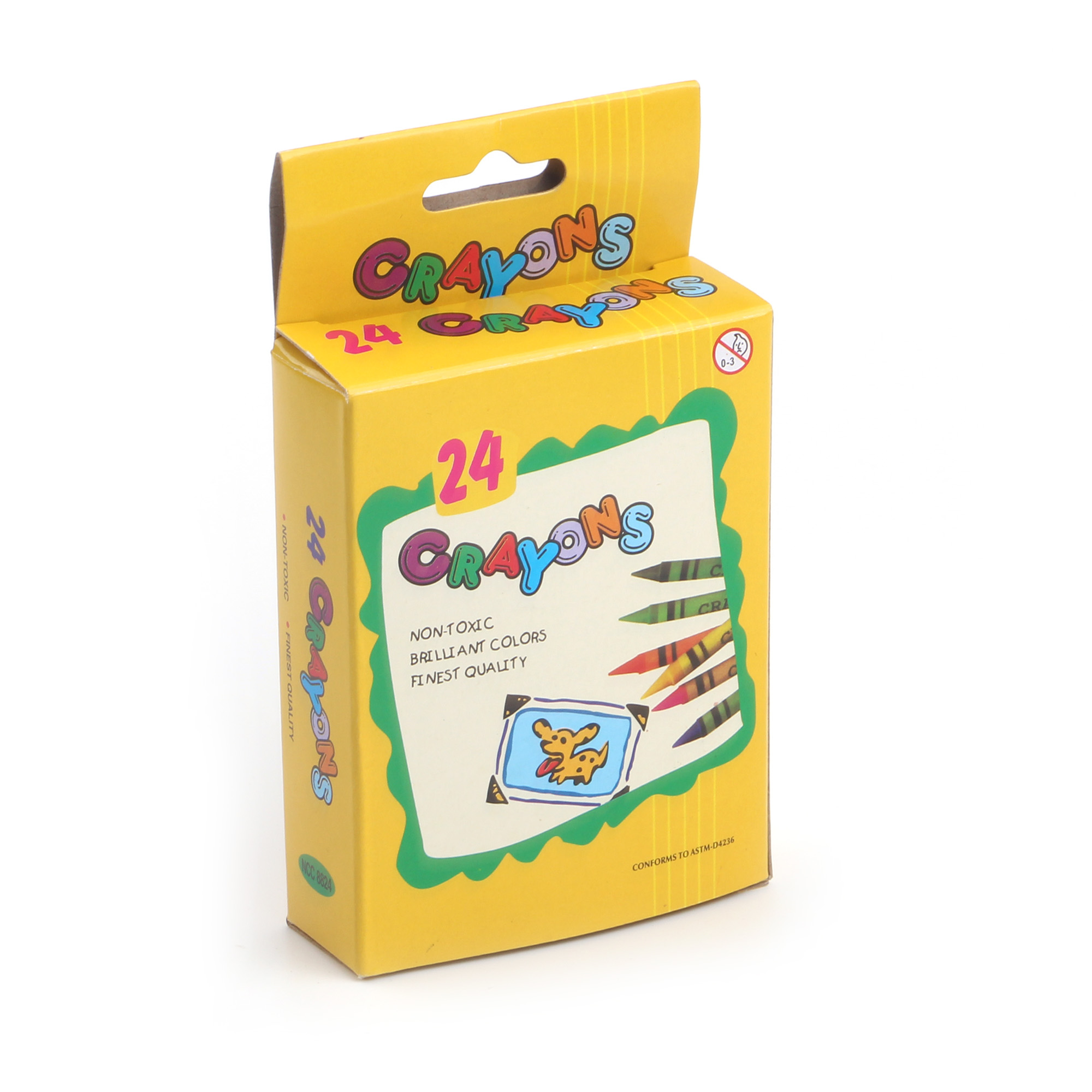 Crayons set non-toxic children kindergarten primary school students painting crayons 24 colors oil pastels wholesale