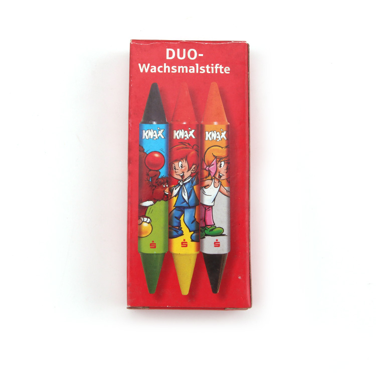 3-color set kindergarten primary school Christmas New Year small gift reward painting double-ended thick rod graffiti pen