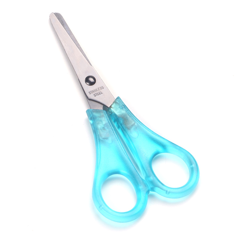 水晶CPS手柄学生尺子剪刀 手工课剪纸