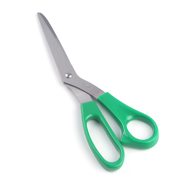 8.25 inch Popular orange PP handle stainless steel household scissor