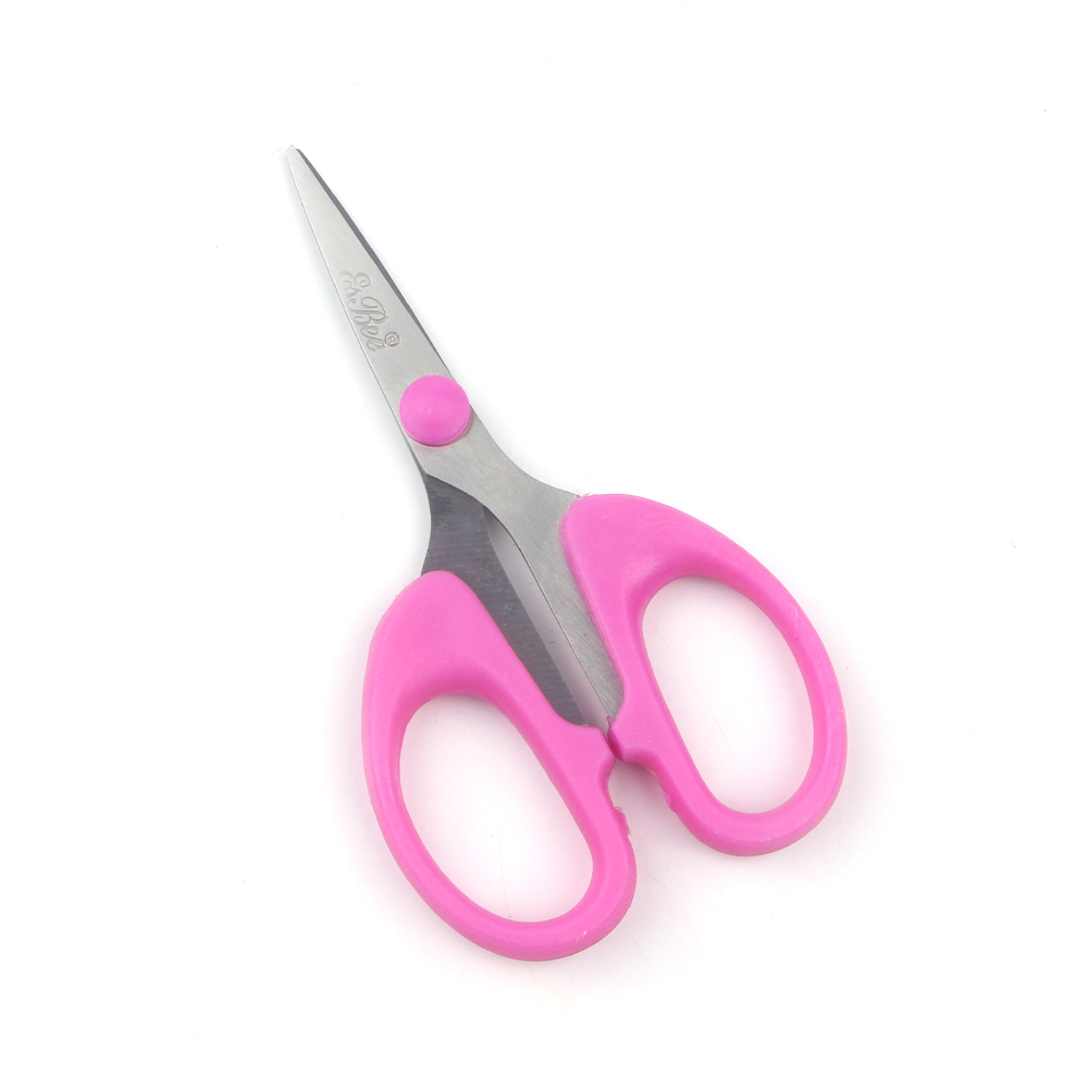 Bulk Universal Plastic Handle Children Tape Precision Scissors for School Office