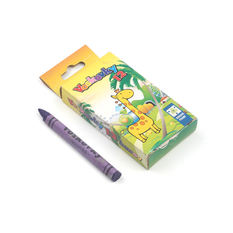 12支色多功能防水石材记号工业蜡笔 三角笔型不掉色木材记号蜡笔