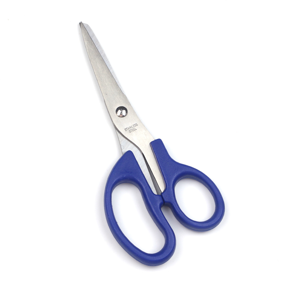 办公文具剪 强力锋利剪硬纸 中号不锈钢剪刀ABS手柄