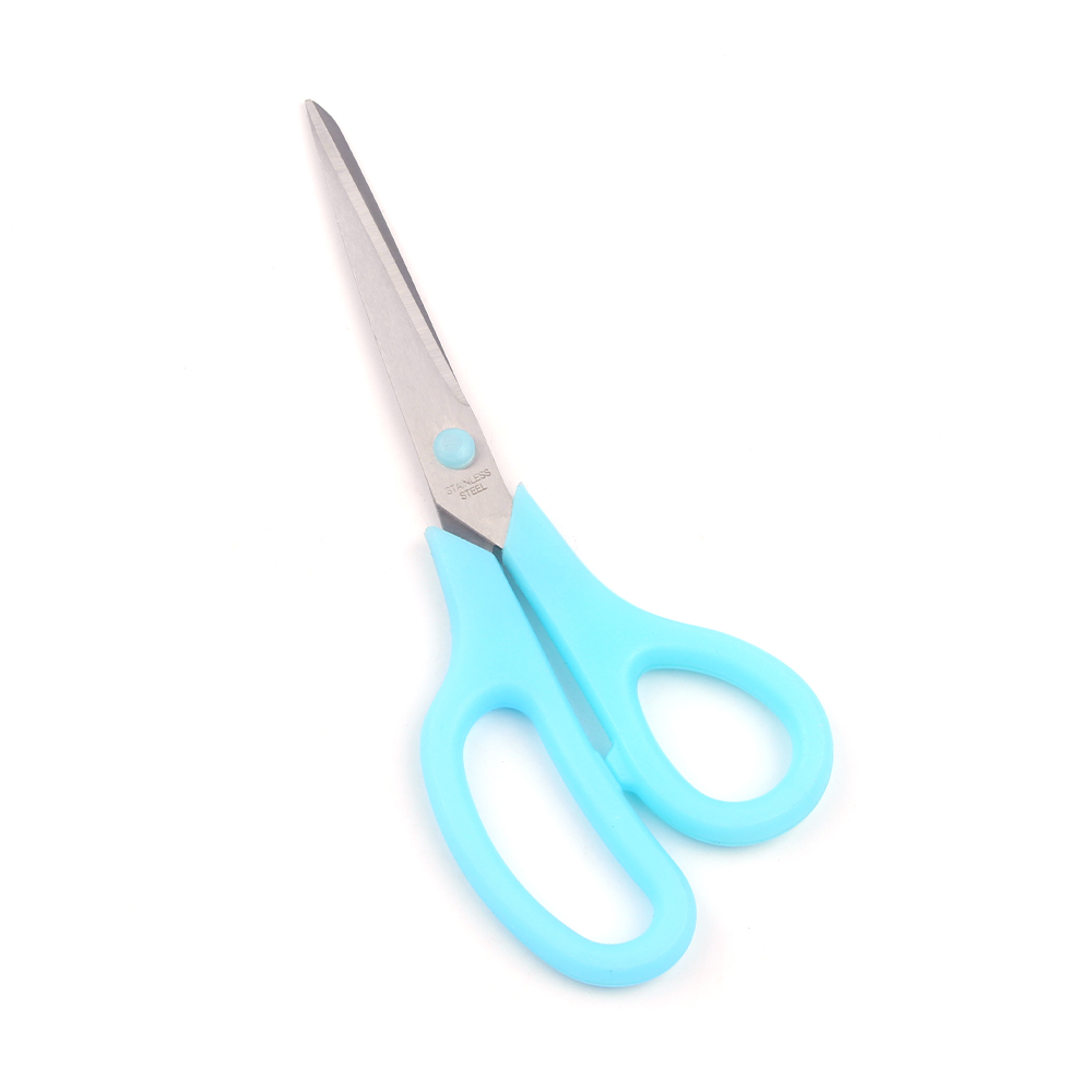 8 "German Stainless Steel Sharp Sewing Scissors Embroidery Scissors Office Specific Scissors High Quality Plastic Handle