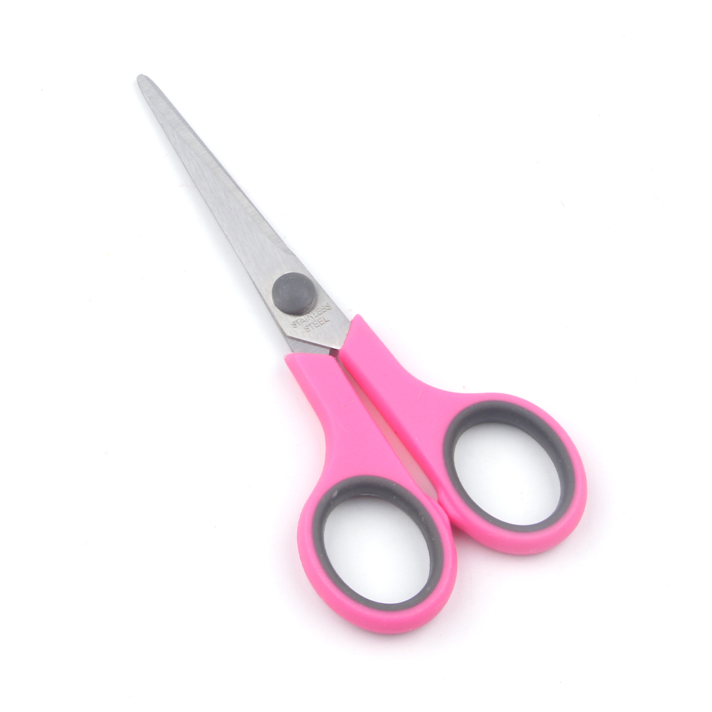 学生文具剪刀不锈钢家用剪子橡塑剪手工裁剪线头小剪刀办公剪