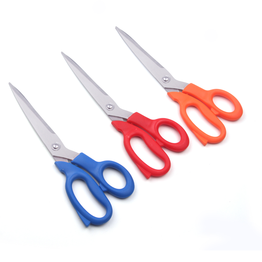 不锈钢家用办公事务剪 长刃多功能剪纸裁缝手工剪刀