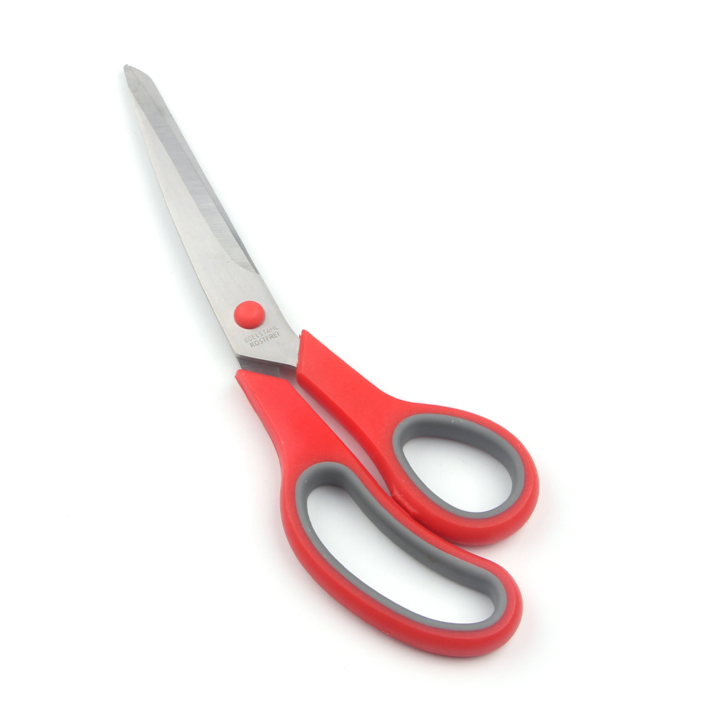 10寸不锈钢橡塑剪家用美术剪纸刀裁缝剪子 办公手工手锋利剪刀