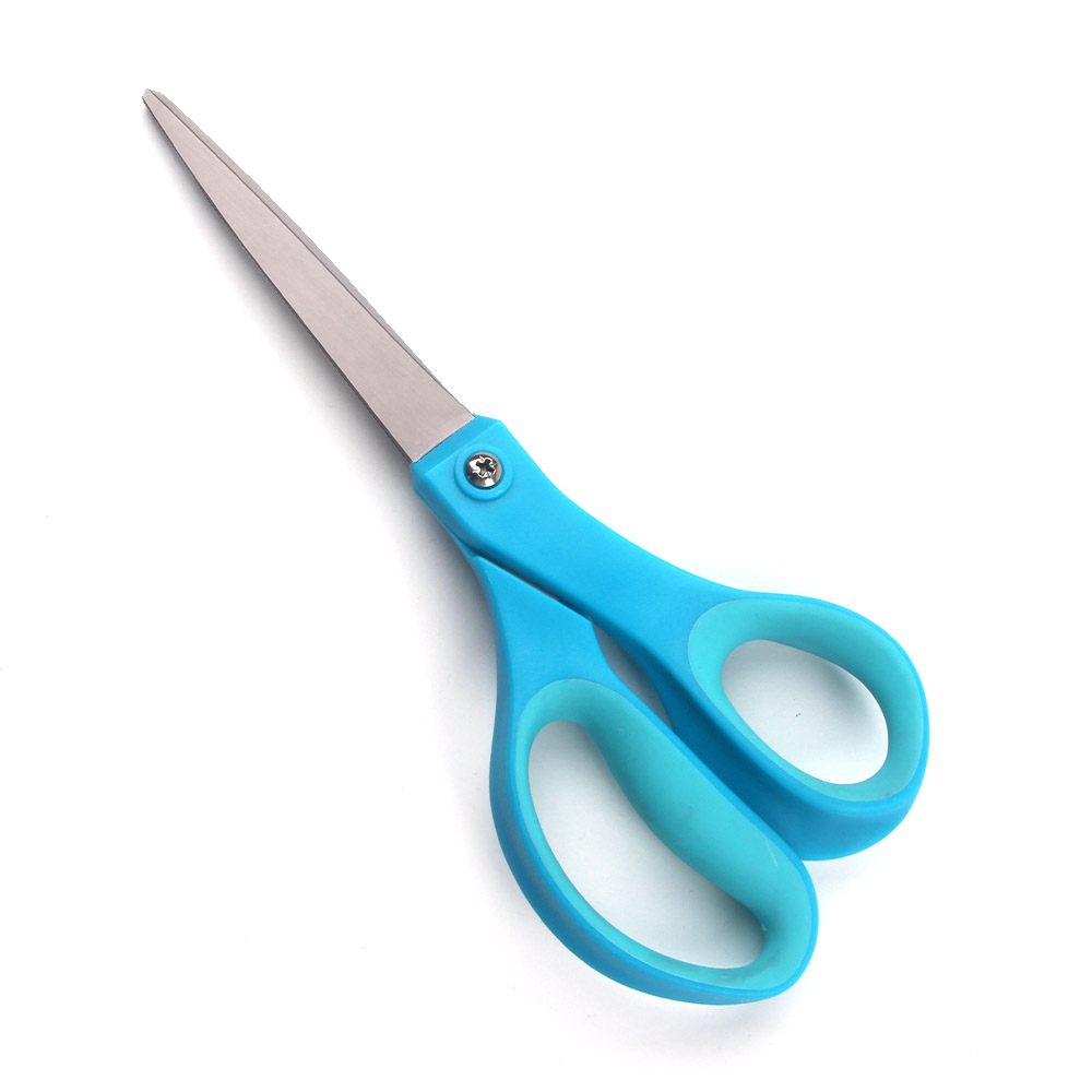 New Arrival Stainless Steel Utility Office Scissors with Comfortable Soft Plastic Handle
