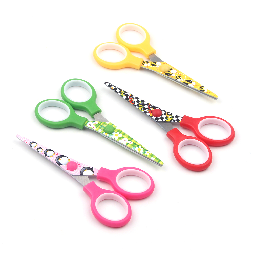 High Demand Products Blade Printing Safety Scissors School Scissors