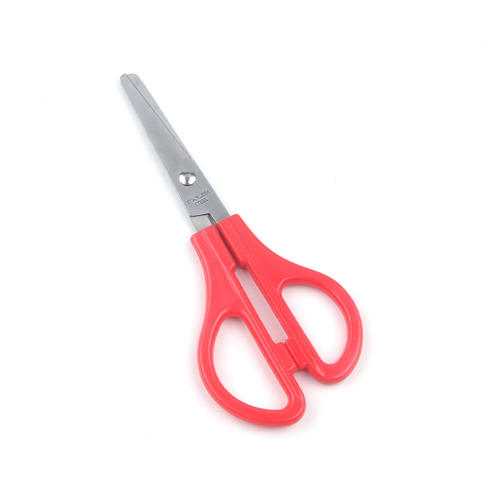 Provide Blunt Mini Craft Safe Design Kids Student Plastic Stationery Scissors Office Plastic Scissors for Little Kids