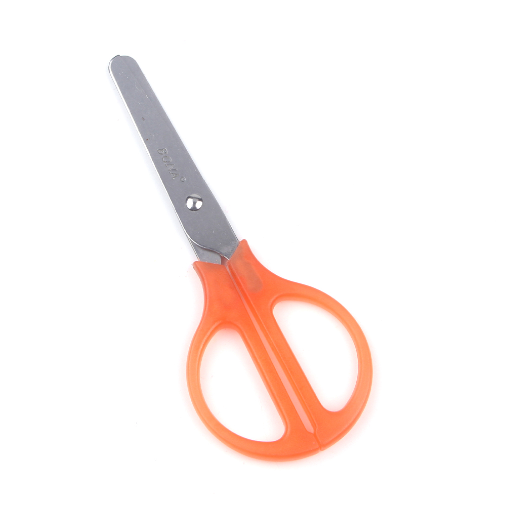 磨砂透明剪刀家用办公专用学生文具开箱刀手工用加厚不锈钢手工剪