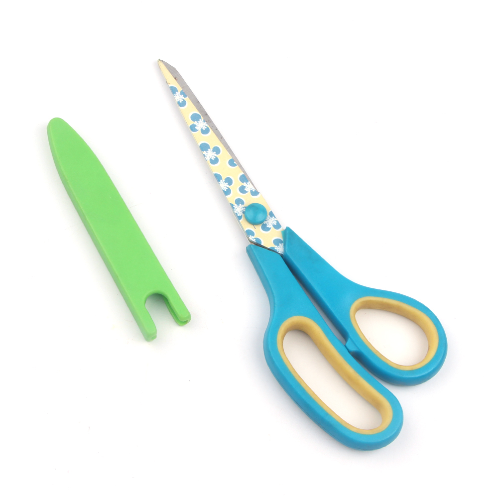  Cute Small Stationery Scissors Exquisite & Lovely 8-inch Pink Craft Scissors with Cover 