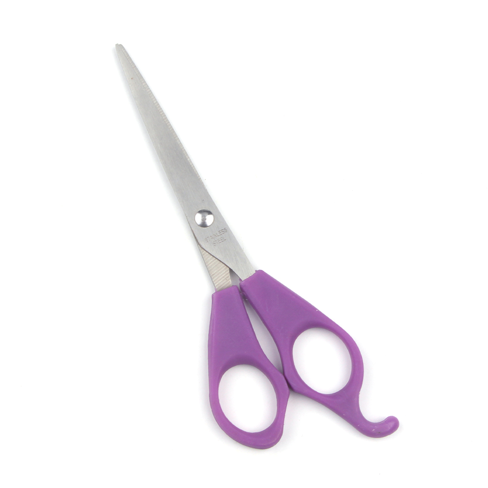 6 Inch Plastic Handle Paper Cutting Scissors Office Shears Sharp Laser Smooth Stainless Steel for Snipping