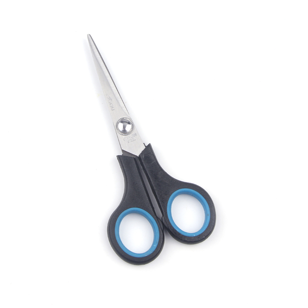 不锈钢文具剪刀办公家用厨房缝纫剪纸刀美工裁剪刀学生剪纸双色剪