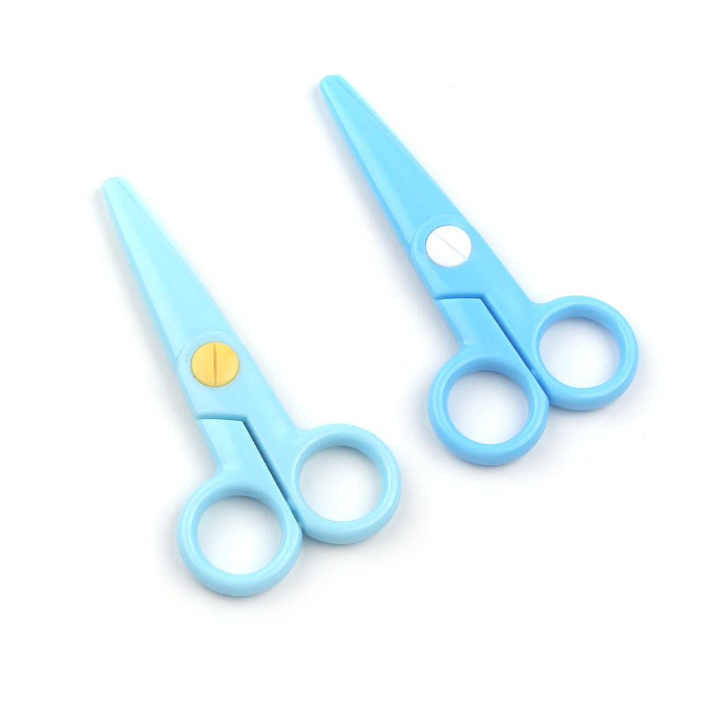 Small  Safety Kids Plastic Crafting Office Mini Small Scissors