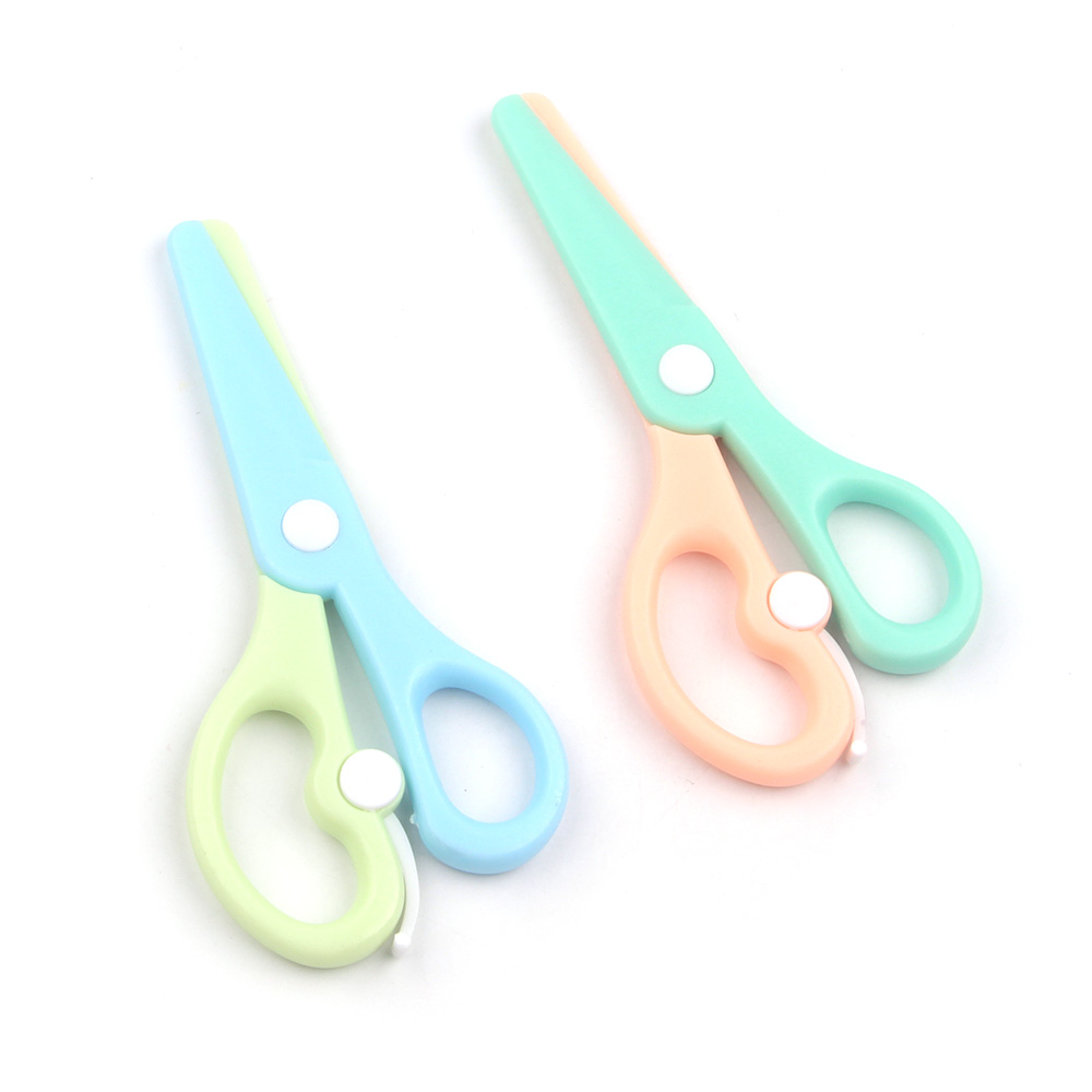 Durable 4 Inch Stainless Steel Kids Scissors with Blunt Tip and Safe PP Handle for School Projects