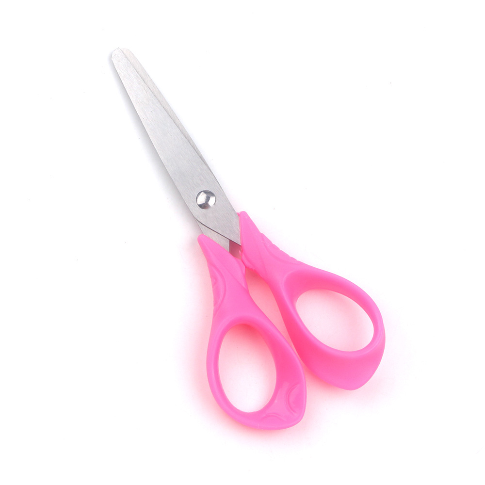 儿童文具剪刀相册花边学生剪刀幼儿剪刀卡通塑料手工剪刀厂家批发