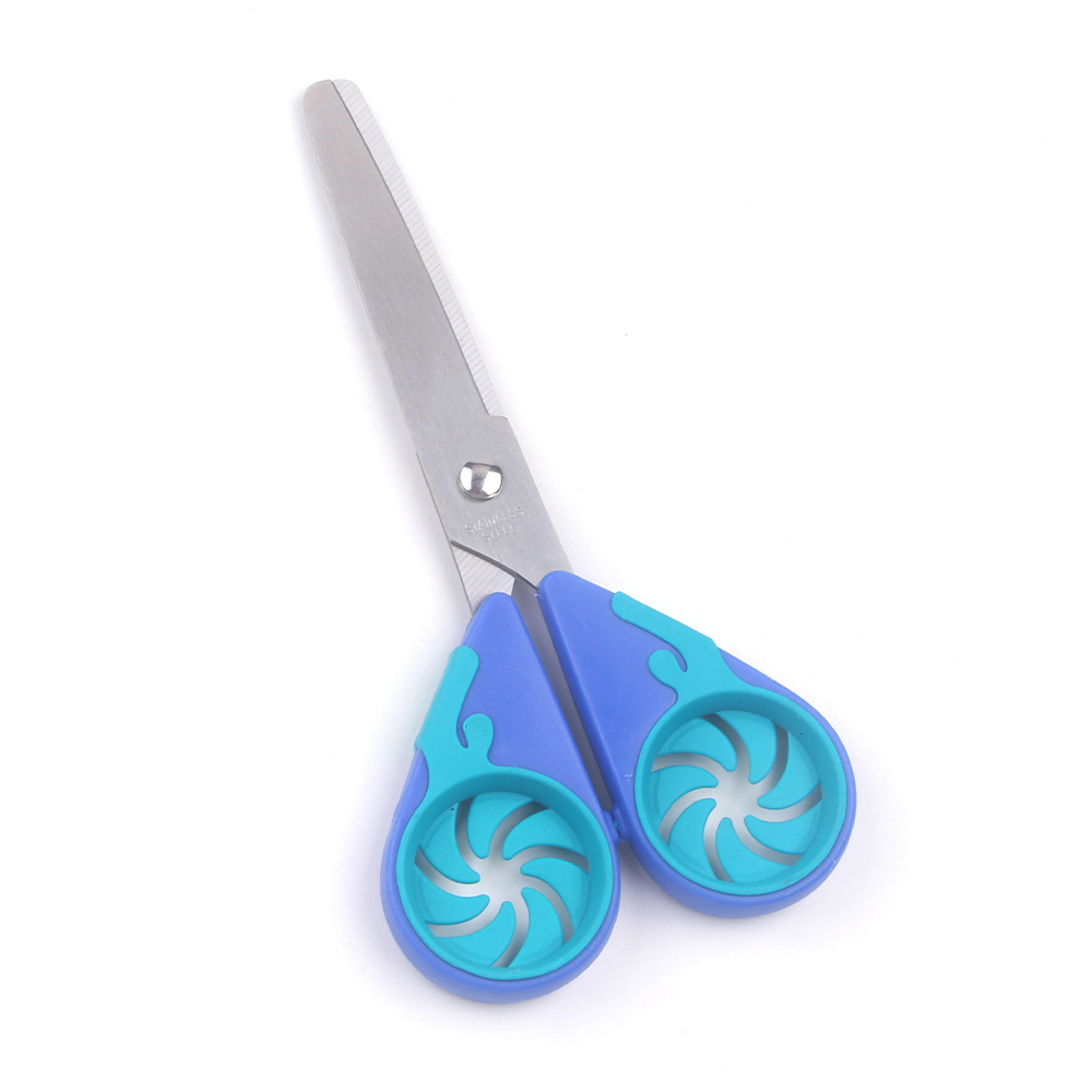 Manufacturer's In-Stock Graduated Student Craft Scissors Children's Safety Ruler Paper Scissors Office Scissors