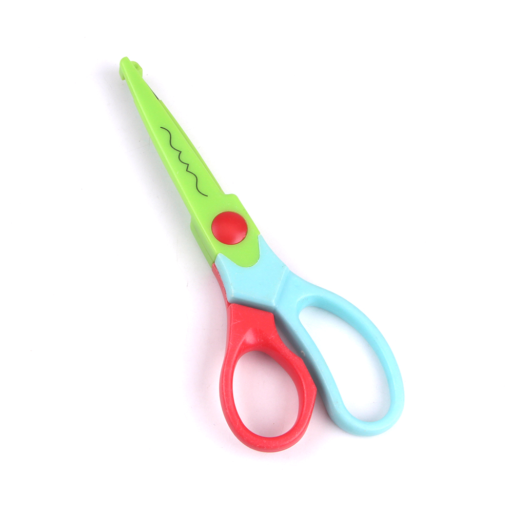 Stainless Steel Material Type Home Use Students Zig Zag Craft Scissors