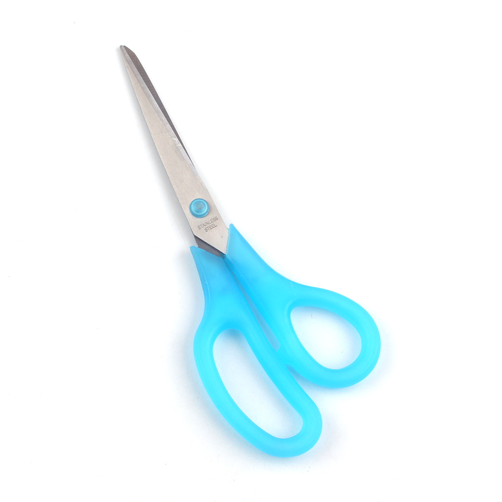 8 "German Stainless Steel Sharp Sewing Scissors Embroidery Scissors Office Specific Scissors High Quality Plastic Handle
